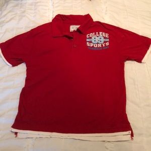 Children’s place Red collared shirt